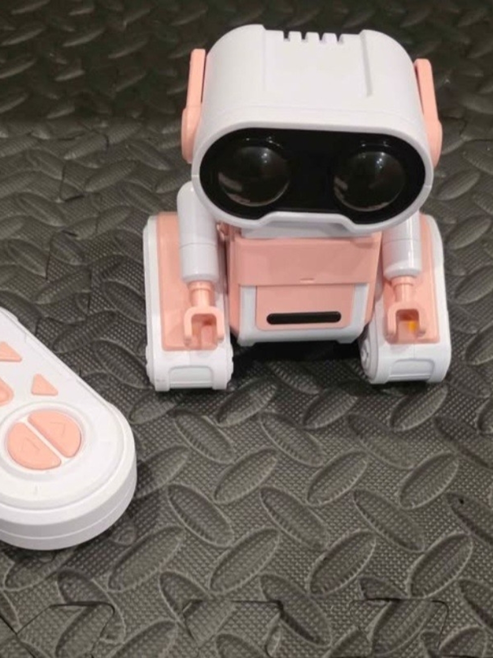 Pink and White Mini Robot VR Accessory with Remote